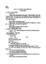 Giáo án Lịch sử Lớp 9 - Tiết 51+52 Lịch sử địa phương (Tiếp theo)